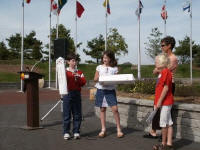 Montessori children explain how to make your own Peace Pole
