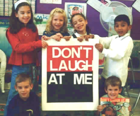 dont laugh sign